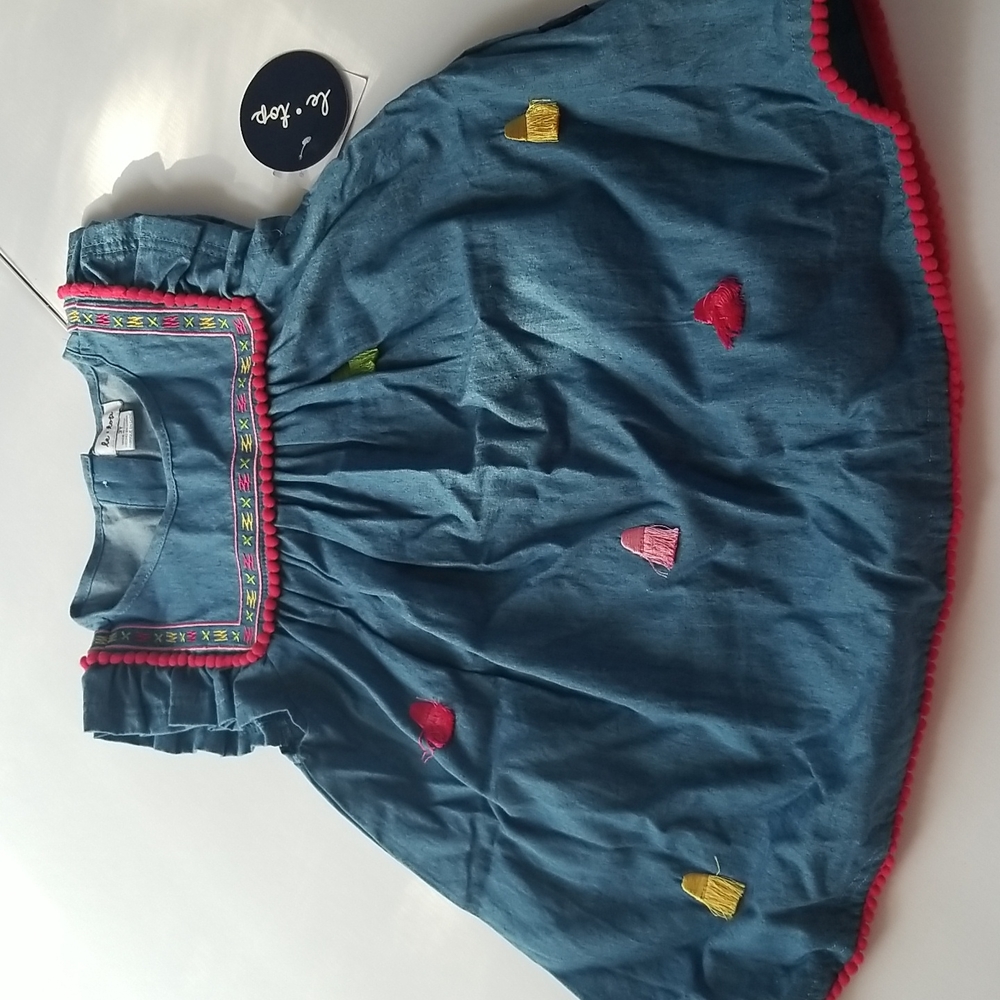 Le top denim dress